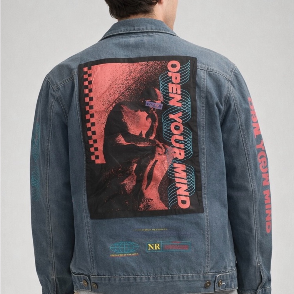 Brooklyn Cloth Graphic Denim Jacket - Picture 2 of 5
